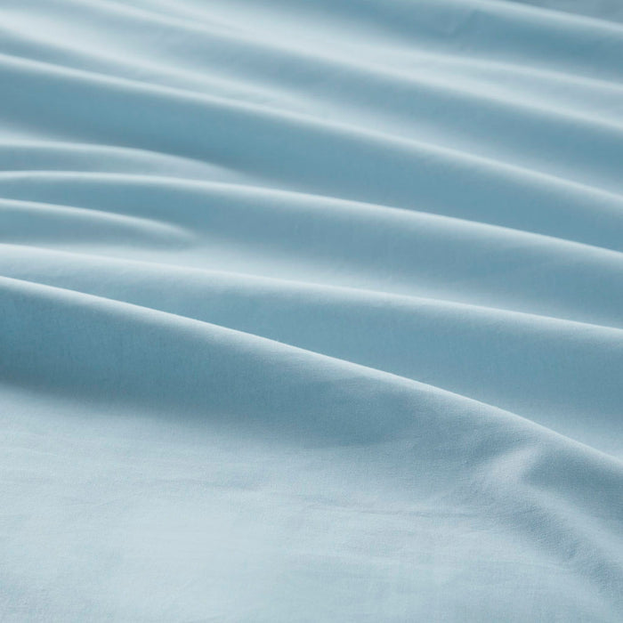 Cotton 144TC - California King Solid Sheet Set - Light Blue - Simple Home Plus