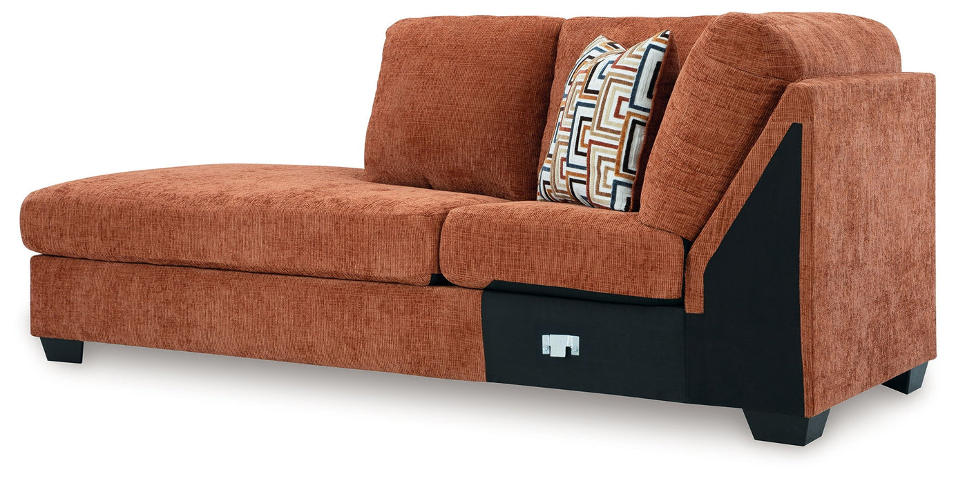 Aviemore - Laf Corner Chaise - Spice - Simple Home Plus