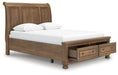 Feddinger - Storage Sleigh Bed - Simple Home Plus