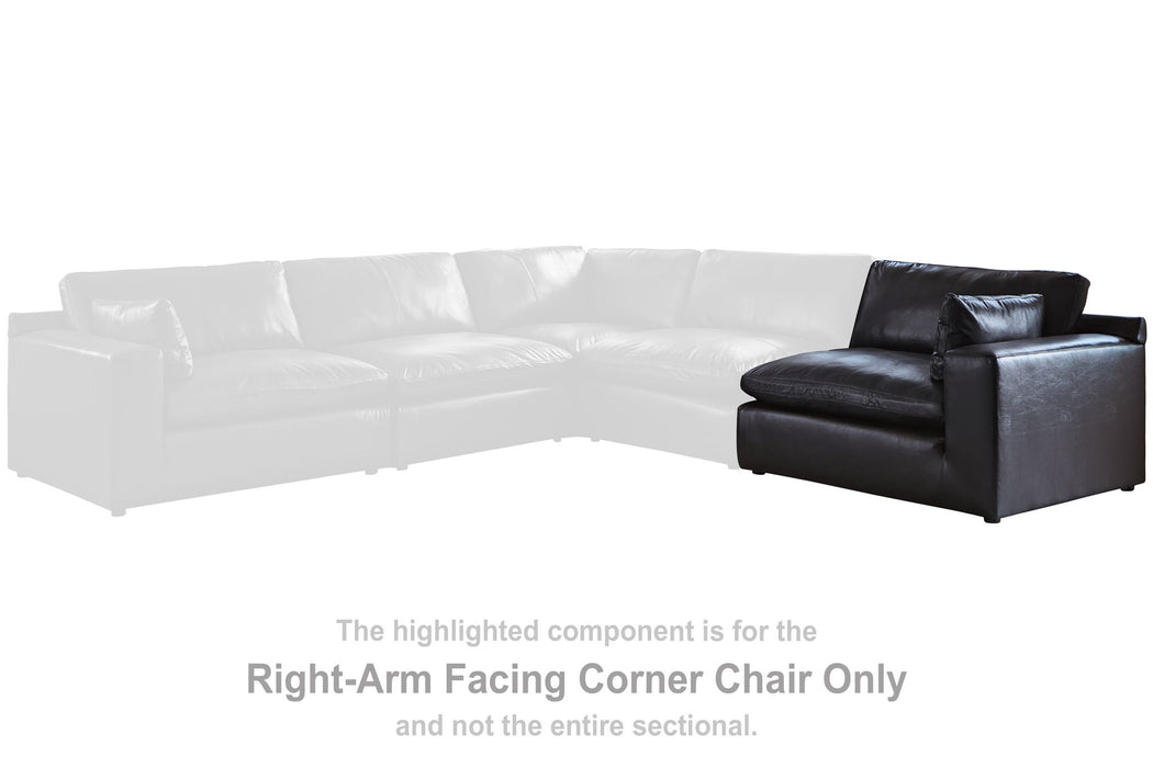 Emilia - RAF Corner Chair - Black - Simple Home Plus