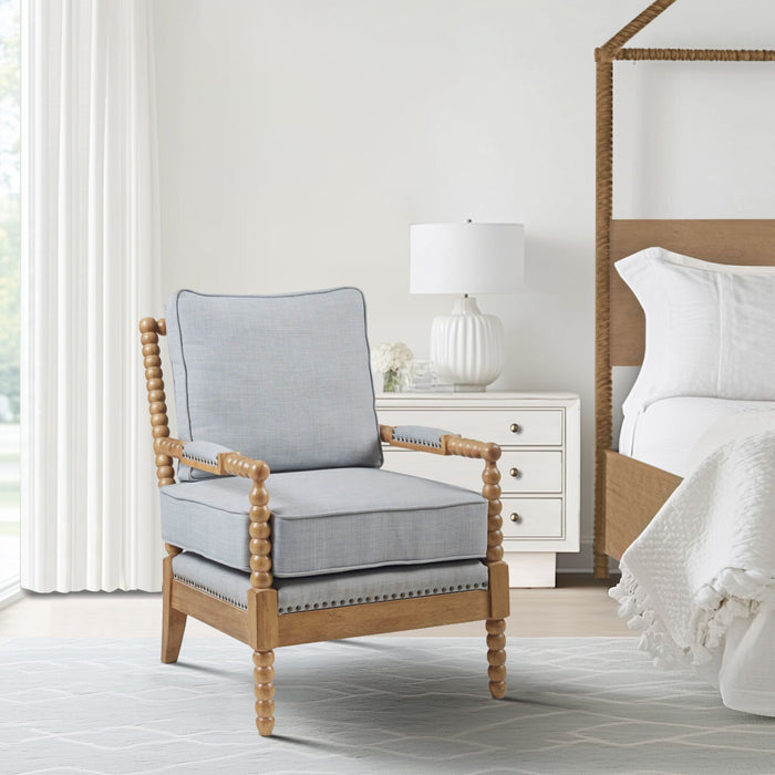 Donohue - Accent Chair - Light Blue - Simple Home Plus