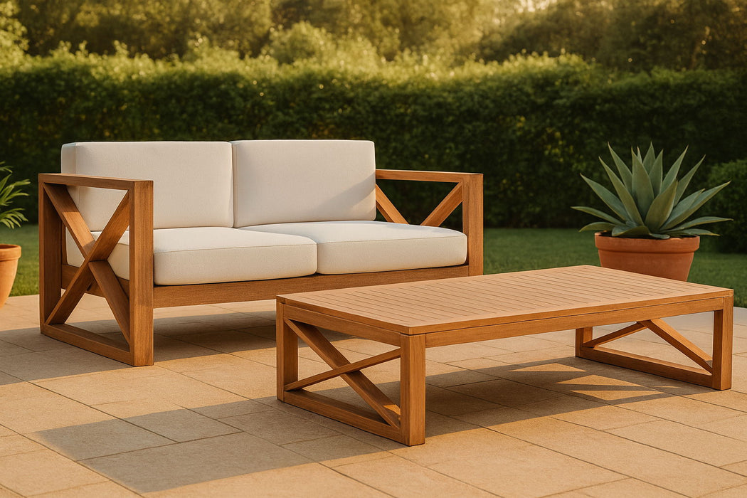 Anguilla - Water Resistant Outdoor Loveseat - Simple Home Plus