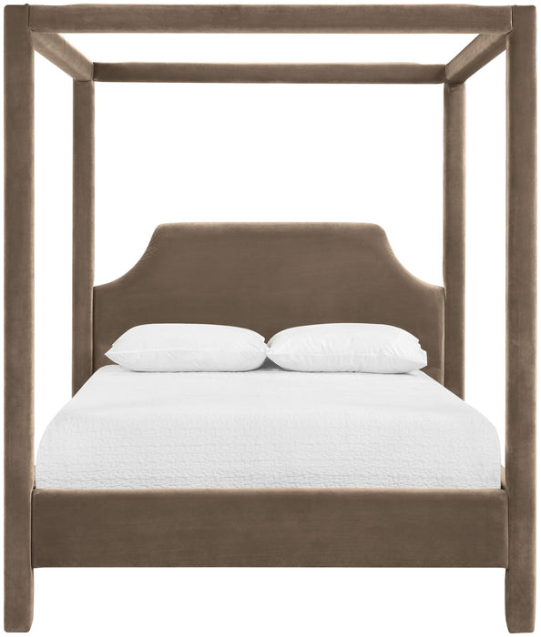 Dawson - Velvet Upholstered Bed - Simple Home Plus