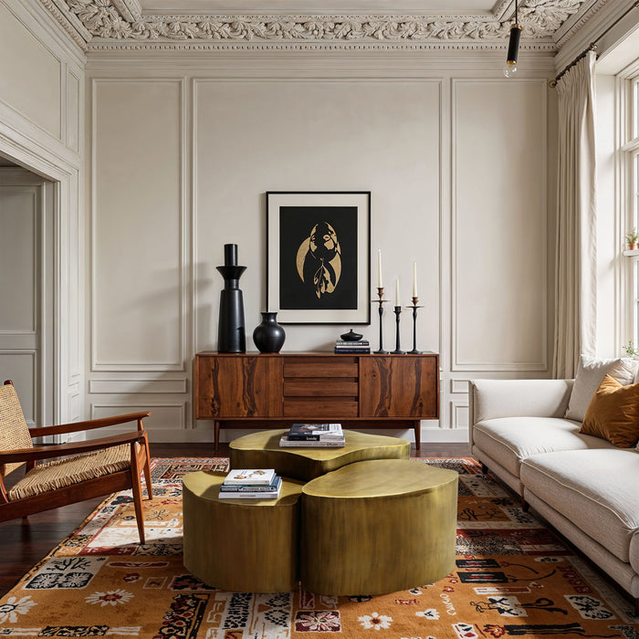 Banyan - Iron Coffee Table - Simple Home Plus