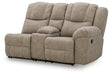 Pearce-Pike - RAF Reclining Loveseat With Console - Birch - Simple Home Plus