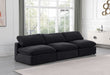 Comfy - Velvet Modular Armless Sofa 3 Seats - Simple Home Plus
