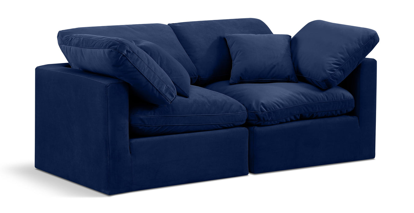 Indulge - Velvet 2 Seat Modular Sofa - Simple Home Plus