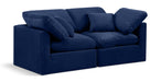Indulge - Velvet 2 Seat Modular Sofa - Simple Home Plus