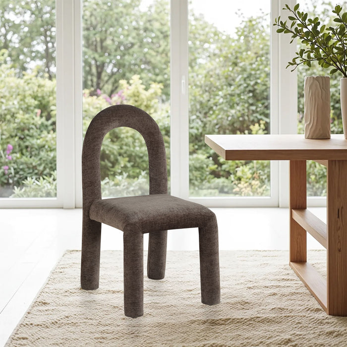 Amari - Chenille Fabric Dining Chair (Set of 2) - Simple Home Plus