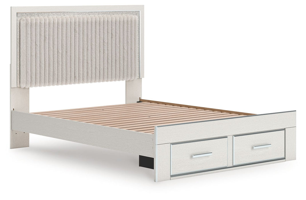 Zuraleus - Upholstered Panel Platform Storage Bed - Simple Home Plus