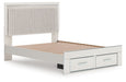 Zuraleus - Upholstered Panel Platform Storage Bed - Simple Home Plus