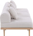 Laguna - 3 Piece Resilient Water Resistant Fabric 106.5" Outdoor Patio Armless Modular Sofa - Simple Home Plus