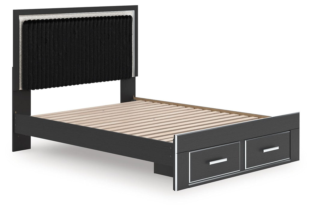 Zuraleus - Upholstered Panel Platform Storage Bed - Simple Home Plus