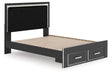 Zuraleus - Upholstered Panel Platform Storage Bed - Simple Home Plus