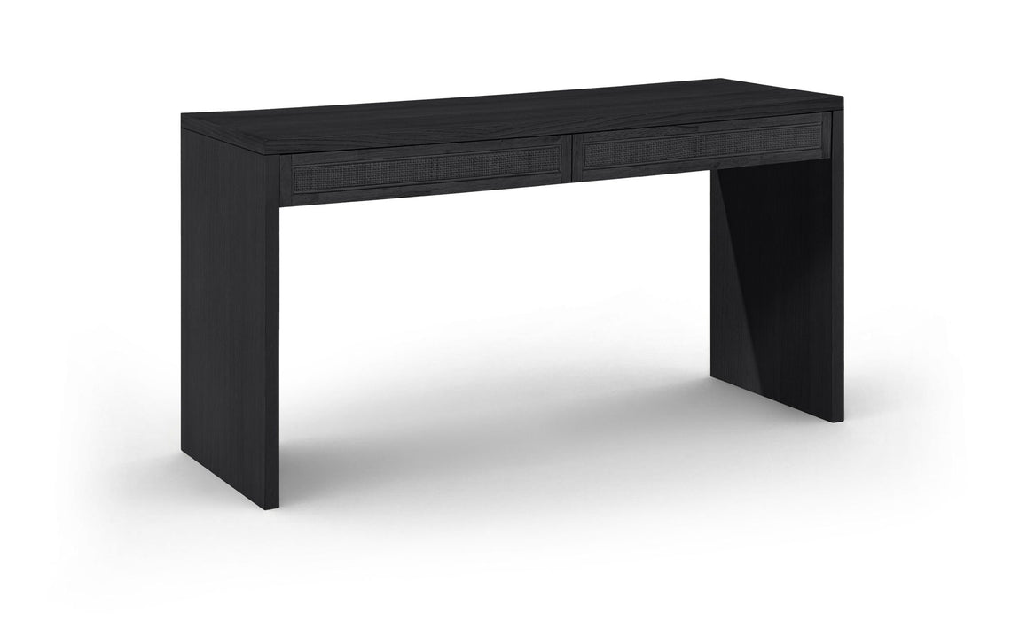 Avro - Solid Wood And Oak Veneer Desk - Simple Home Plus