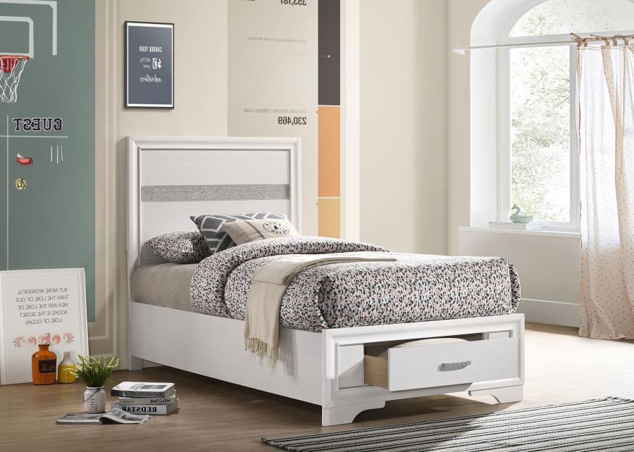 Miranda - Wood Storage Panel Bed - Simple Home Plus