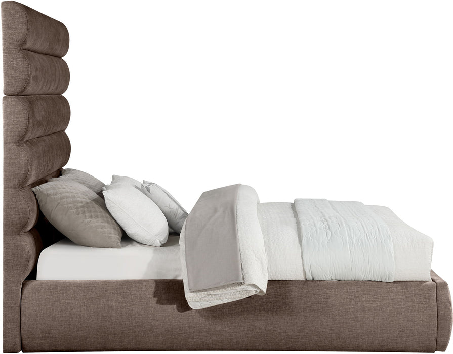 Adam - Chenille Fabric Bed With 70.5" Headboard - Simple Home Plus
