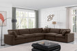 Comfy - 6 Piece Velvet Modular Corner Sectional - Simple Home Plus