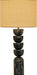 Opus - Genuine Marble, Linen Textured Fabric And Brass Table Lamp - Simple Home Plus