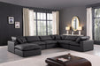 Comfy - 7 Piece Faux Leather Modular Sectional With Chaise - Simple Home Plus