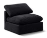 Indulge - Velvet Armless Chair - Simple Home Plus