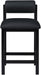 Roundhill - Faux Leather Counter Stool - Black Frame - Simple Home Plus