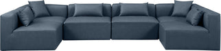 Cube - 6 Piece Modular Armless Sectional - Simple Home Plus