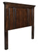 Porter - Queen Panel Headboard - Rustic Brown - Simple Home Plus