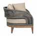 Orbit - Outdoor Patio Chair - Weathered Eucalyptus / Taupe - Simple Home Plus