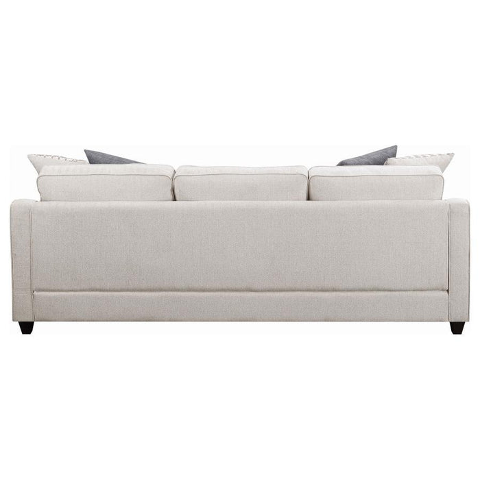 Mcloughlin - Upholstered Sloped Arm Sectional Sofa - Platinum - Simple Home Plus