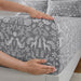 Oversized Flannel - 4 Piece Full Sheet Set - Sage Winter Fauna - Simple Home Plus