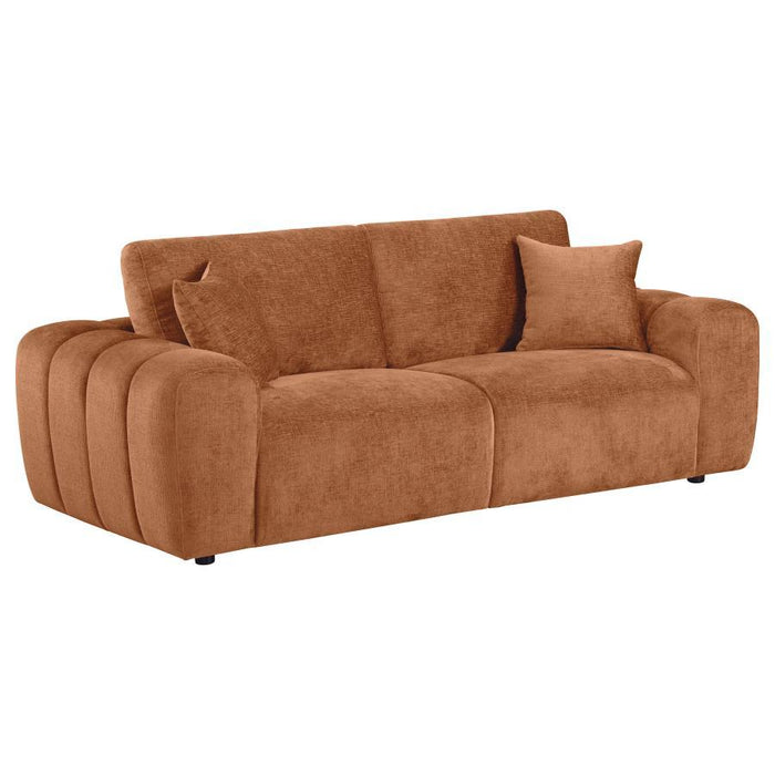 Burnett - Chenille Upholstered Sofa Set - Simple Home Plus