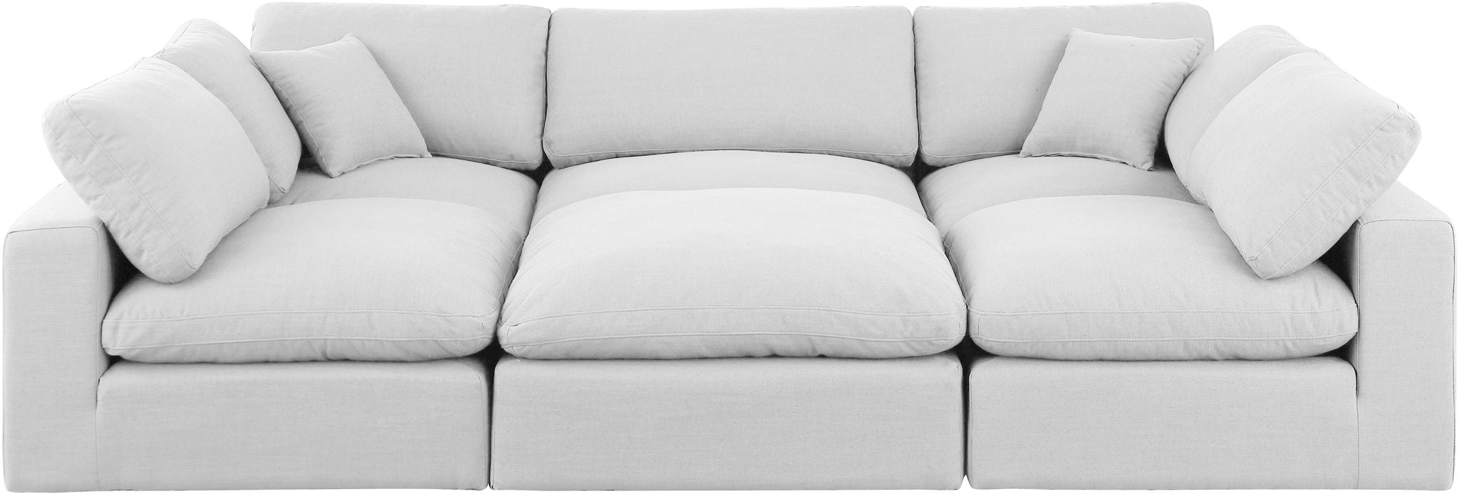 Comfy - 6 Piece Linen Sectional - Simple Home Plus
