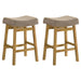 Lenon - Modern Farmhouse Wood Counter Height Kitchen Bar Stool - Simple Home Plus