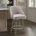 Pearce - Counter Stool With Swivel Seat - Gray - Simple Home Plus