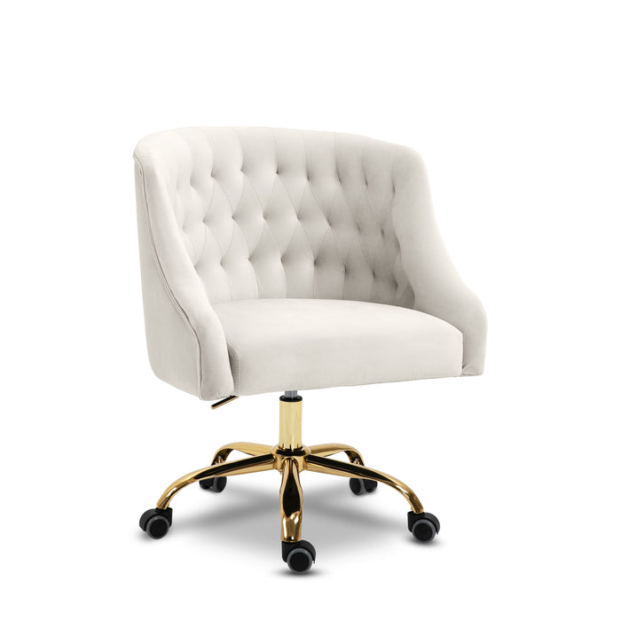 Arden - Office Chair with Gold Legs - Simple Home Plus
