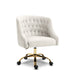 Arden - Office Chair with Gold Legs - Simple Home Plus