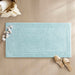 Splendor - 24" x 72" 100% Cotton Tufted 3000 GSM Reversible Bath Rug - Blue - Simple Home Plus