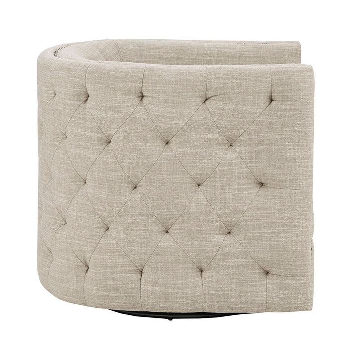 Capstone - Swivel Chair - Cream - Simple Home Plus