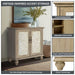 Driscoll - 2 Door Cabinet - Reclaimed Natural - Simple Home Plus