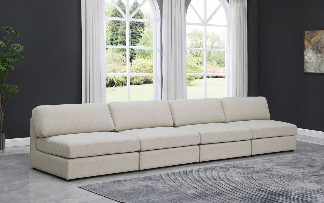 Beckham - Modular 4 Seats Armless Sofa - Simple Home Plus