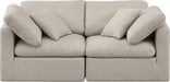 Indulge - Linen 2 Seat Modular Sofa - Simple Home Plus