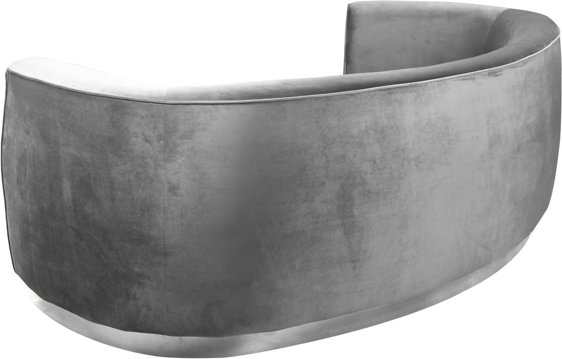 Julian - Sofa with Chrome Base - Simple Home Plus