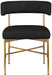 Rivage - Durable Dining Chair With Gold Frame (Set of 2) - Simple Home Plus