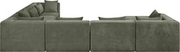 Stellar - 7 Piece Chenille Fabric Upholstered Modular Sectional - Simple Home Plus