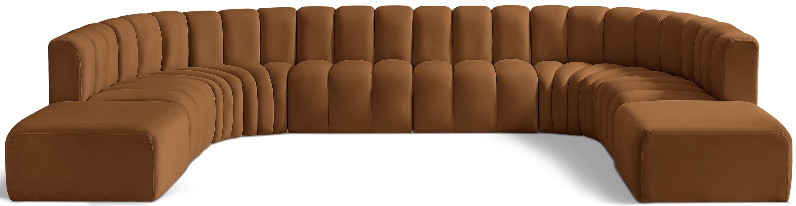 Arc - Velvet Modular Sectional - Simple Home Plus