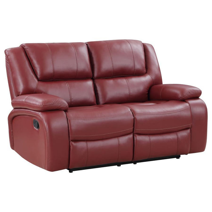 Camila - Upholstered Motion Reclining Loveseat - Simple Home Plus