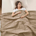 Windom - King All Season Hypoallergenic Blanket With 3M Scotchgard - Brown - Simple Home Plus