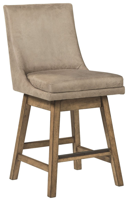 Tallenger - Swivel Barstool (Set of 2) - Simple Home Plus