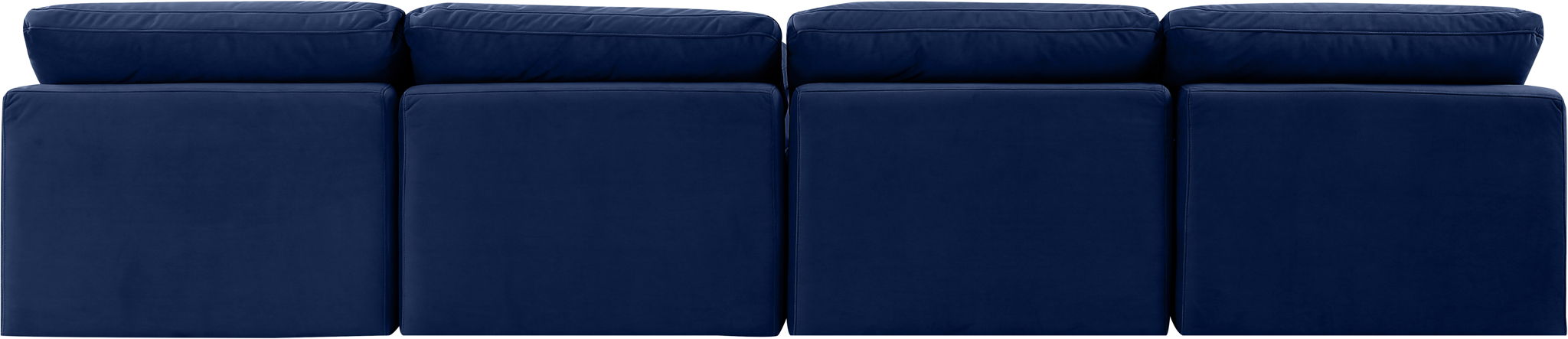 Indulge - Velvet 4 Seat Modular Armless Sofa - Simple Home Plus